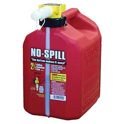No-Spill Gas Can 2.5 gallon 1405