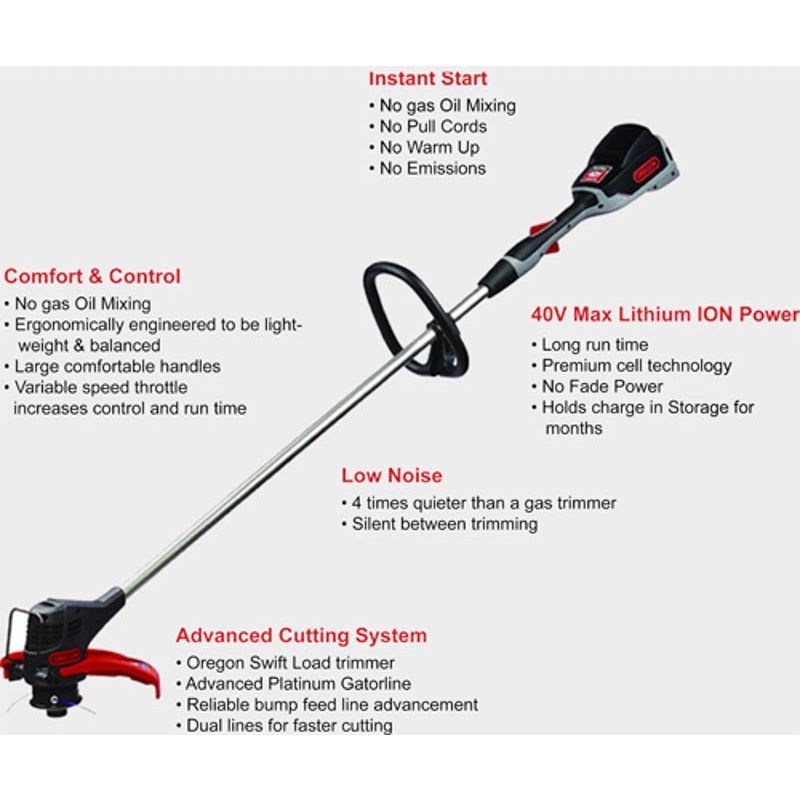 Oregon PowerNow 40V MAX Cordless Weed Line trimmer ProPartsDirect
