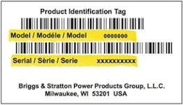 Simplcity Model Number Tag