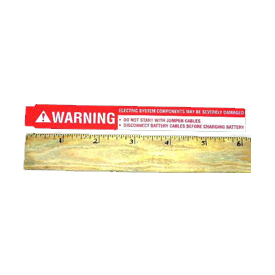 Walker 5844-2 (Nr) Decal, Battery Warning