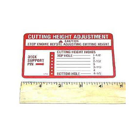 Decal Cutting Height 8748