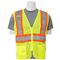 ERB Mesh Two-Tone Safety Vest with Zipper 61814