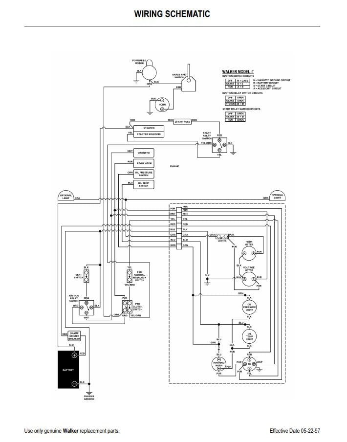 Exmark Pto Switch Wiring Diagram