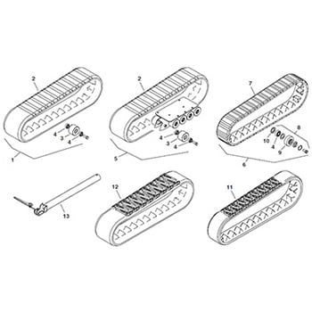 Track & Guide Kit for Dingo TX220 offset RH 106-7721