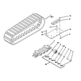 Left Hand Track Refit Kit 106-7720