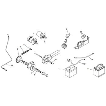 Connecting link for Drive roller chain 98-9089