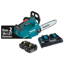  XCU08PT Makita 18V 14&quot; Top Handle Chain Saw Kit