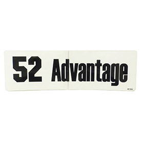Decal, Advantage 52 481954