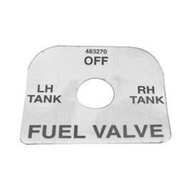 Decal, Fuel Shut Off 483270