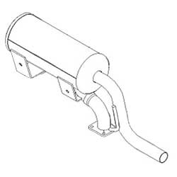 Muffler For Dingo TX525 106-9584