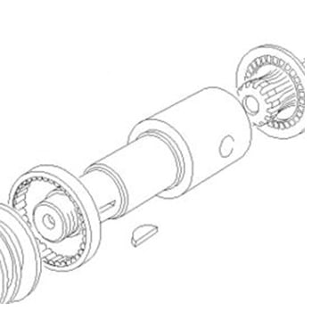 Coupling for Dingo TX420,TX425 & TX525 106-7645