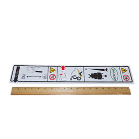 (Nr) Decal, Fender/Rh/Lexan (Symbolic) 2802-4