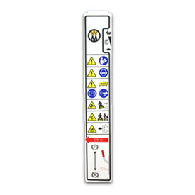 (Nr) Decal,Diesel Fender/Lh/ Lexan (Symbolic) 2802-5
