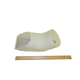 Walker 5515-4 Elbow Delivery Spout 2 Per-Drilled Holes