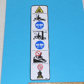 (Nr) Decal,Rops Safety (Symbolic) 5685-3