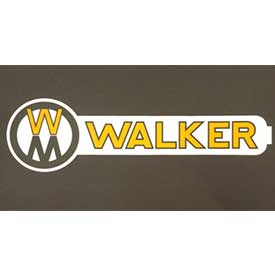 (Nr) Decal, Walker Mower Sign (4-3/8X15)