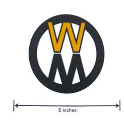 Walker 5800-13 (Nr) Decal, Walker Round 3-3/4