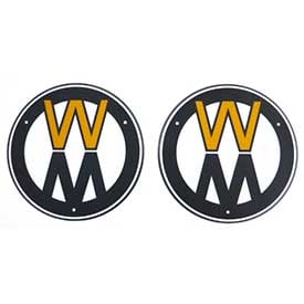 Walker 5801-3 Decal Plate/Round (Set)