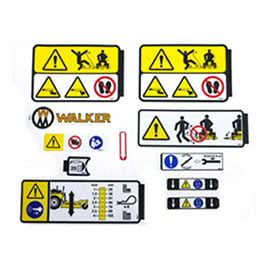 Walker 5880-11 Decal Pkg/36/42/48/54