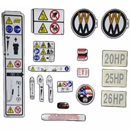 Walker 5880-9 Decal Pkg/T