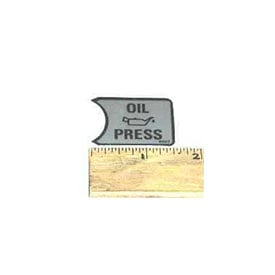 Walker 6807 (Nr) Decal, Oil Pressure/Lexan