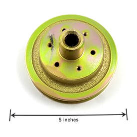 Walker 7244-21 Hydro Pulley (4.075) Splined