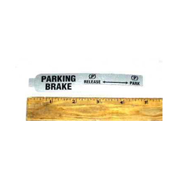 Walker DECAL, PARKING BRAKE/