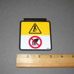 Walker 8600-2 (Nr) Decal, Danger (Symbolic)