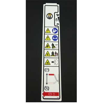 Rotating Blade Warning Decal Copy 8600-25