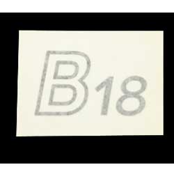 Walker 8821-2 (Nr) Decal, B18