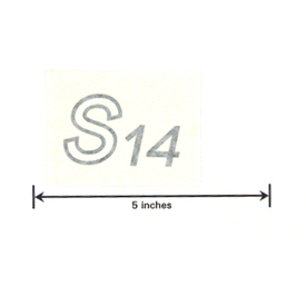 Walker 8821-7 (Nr) Decal, S14