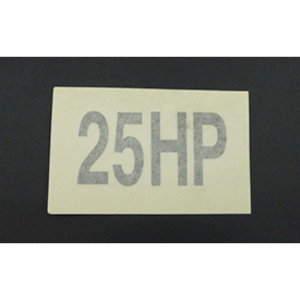 Walker 8822 (Nr) Decal, 25Hp