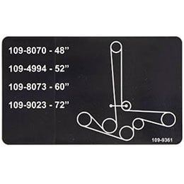 Decal Belt Routing 103-5626