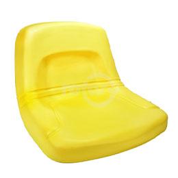 High Back Steel Pan Seat - Yellow 16469