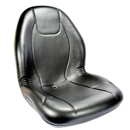 High Back Seat 20" Black PVC Vinyl 16503