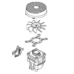 31490030 Wright Hydro Pump, 12Cc, W/Fan