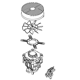 31490042 Wright Hydro Pump, 16Cc, 7 Fan Pr-Zk Right