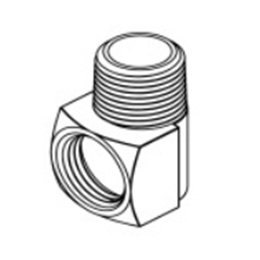 35410010 Wright Fitting, 90-Degree 3/8 Mnpt X 3/8 Fnpt