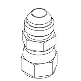 35410044 Wright Fitting, Straight -8 Fjic X -8 Mjic