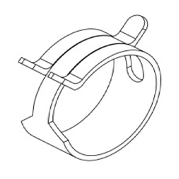 35410065 Wright Clamp, Hose, 1/2In Band