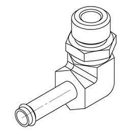 Fitting, 90 Degree, -8 Morb X -6 Barb 35410071