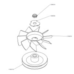 Hydro, Fan &amp; Pulley Kit HG#71907 39410004