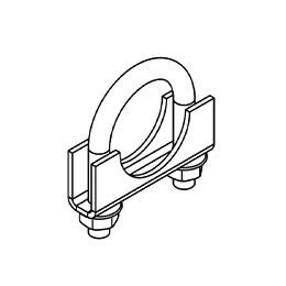 Clamp, Muffler, Kaw Wse 51410015