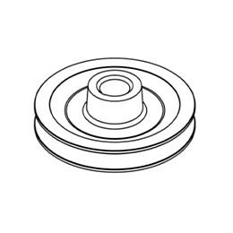 71410012,PULLEY, 5-1/4 OD X A/B GRV X 1 ENG