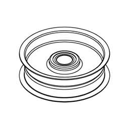 71460086,PULLEY, FLAT IDLER, 6 X 2 1/8