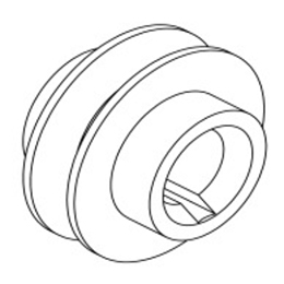 71460089,PULLEY, A SECTION 1 X 2 13/16