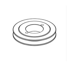 71460100,PULLEY, A SECTION H BUSH X 3.95
