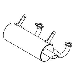 91410032 Wright Muffler 19Hp Bb Kaw Wstrh