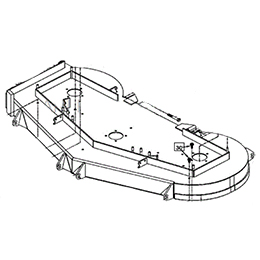 Cutter Deck W/ Isol. Caps, 48 Wz 93430026