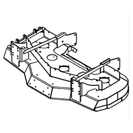 Cutter Deck Weldment, 48 Aero-Core, Wsii 93430048